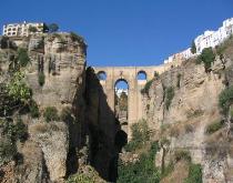 Spain, Ronda, Gorge bridge 
